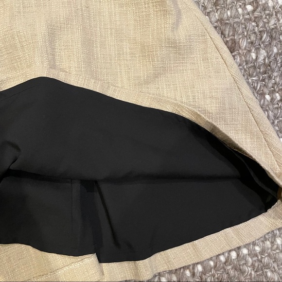 Ann Taylor Faux Leather Color Block Dress 10 - Picture 6 of 8